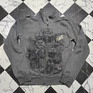 Obey zip-up jacket sweatshirt
